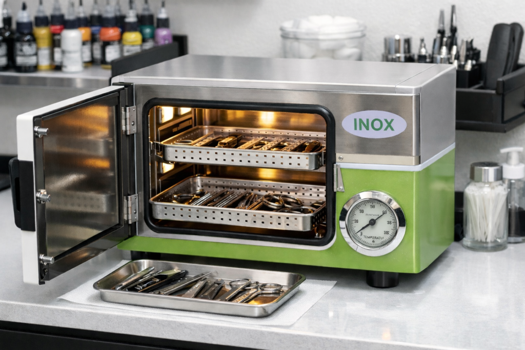 Estufa compacta para esterilização em São Paulo para estúdios de tatuagem Sterilifer